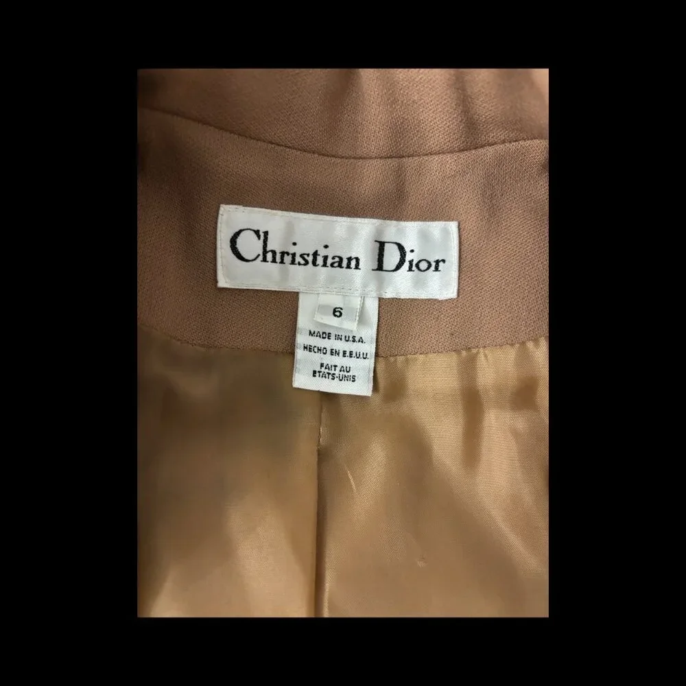 Christian Dior Khaki & Black Blazer